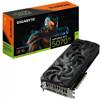 Відеокарта GIGABYTE GeForce RTX 5070 Ti 16GB GDDR7 WINDFORCE OC