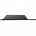 Полка 19" CMS 1U глиб. 850мм, 4-ри точки, сталь 1.5мм, чорна (UA-SH4-850B)