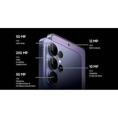 Смартфон Samsung Galaxy S26 Ultra 5G (S948) 6.9' 16/1024ГБ, 2SIM, 5000мА•год, чорний