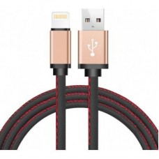 Дата кабель USB 2.0 AM to Lightning 1.0m leather black XoKo (SC-115i-BK) Дата кабель USB 2.0 AM to Lightning 1.0m leather black XoKo (SC-115i-BK)