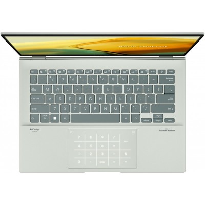 Ноутбук ASUS Zenbook 14 UX3402ZA-KM407W 14" 2.8K OLED, Intel i7-1260P, 16GB, F1TB, UMA, Win11, Морська хвиля