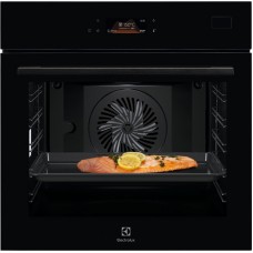 Духова шафа Electrolux електрична, 70л, А++, пара, дисплей, конвекція, ф-ція пароварки, телескопічні напрямні, чорний Духова шафа Electrolux електрична, 70л, А++, пара, дисплей, конвекція, ф-ція пароварки, телескопічні напрямні, чорний