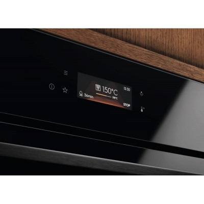 Духова шафа Electrolux електрична, 70л, А++, пара, дисплей, конвекція, ф-ція пароварки, телескопічні напрямні, чорний