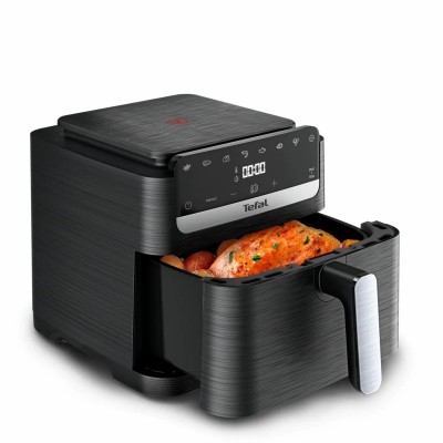 Мультипіч Tefal Easy Fry Mega Compact, 1700Вт, чаша-7.5л, сенсорне керув., 8 програм, пластик, чорний Мультипіч Tefal Easy Fry Mega Compact, 1700Вт, чаша-7.5л, сенсорне керув., 8 програм, пластик, чорний