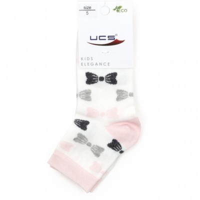 Носки UCS Socks с бантиком (M0C0101-2119-1G-pink)