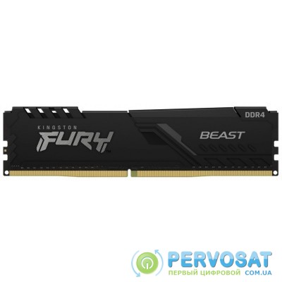 Пам'ять до ПК Kingston DDR4 3000 16GB KIT (8GBx2) Fury Beast Black