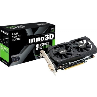 Відеокарта INNO3D GeForce GTX 1050 Ti 4GB GDDR5 X2