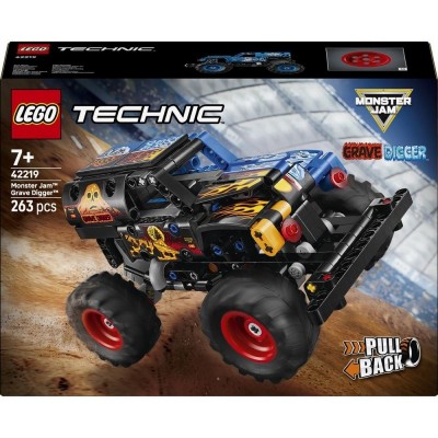Конструктор LEGO Technic Monster Jam™ Grave Digger™ Вогонь і лід Конструктор LEGO Technic Monster Jam™ Grave Digger™ Вогонь і лід