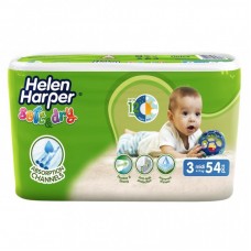 Підгузок Helen Harper Soft&Dry Midi 4-9 кг 54 шт (5411416060116) Підгузок Helen Harper Soft&Dry Midi 4-9 кг 54 шт (5411416060116)