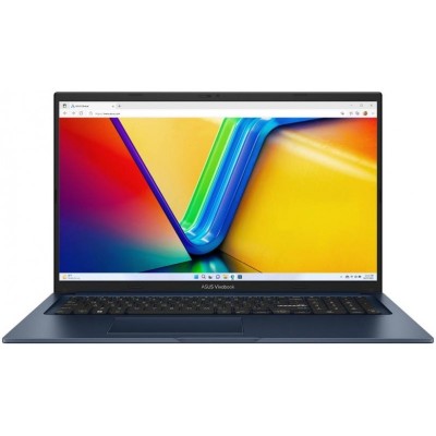 Ноутбук ASUS Vivobook 17 X1704VA-AU755 17.3" FHD IPS, Intel i3-1315U, 16GB, F512GB, UMA, NoOS, Блакитний