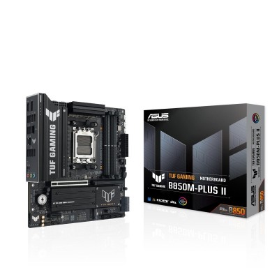 Материнcька плата ASUS TUF GAMING B850M-PLUS II sAM5 B850 4xDDR5 M.2 HDMI DP mATX