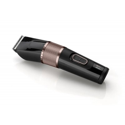 Машинка для стриження Babyliss, мережа+акум., вібраційний мотор, насадок-1, сталь, чорно-рожевий Машинка для стриження Babyliss, мережа+акум., вібраційний мотор, насадок-1, сталь, чорно-рожевий