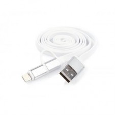 Дата кабель USB 2.0 AM to Micro 5P&Lightning 1.0m Vinga (USBAMMICRO&Lightning-1.0) Дата кабель USB 2.0 AM to Micro 5P&Lightning 1.0m Vinga (USBAMMICRO&Lightning-1.0)