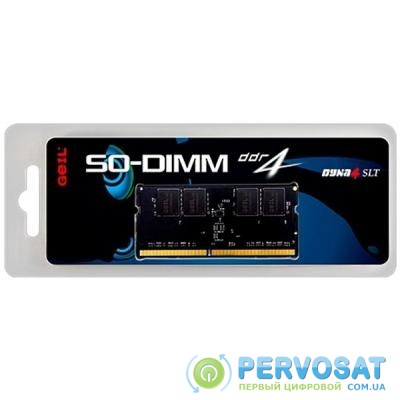 Модуль памяти для ноутбука SoDIMM DDR4 16GB 2666MHz GEIL (GS416GB2666C19SC)