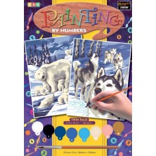 Набір для творчості Sequin Art PAINTING BY NUMBERS JUNIOR-PAIRS Зимова природа SA0817 Набір для творчості Sequin Art PAINTING BY NUMBERS JUNIOR-PAIRS Зимова природа SA0817