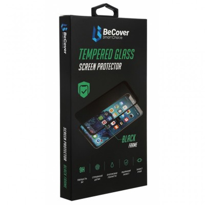 Стекло защитное BeCover Apple iPhone 13 / 13 Pro Black (706663)