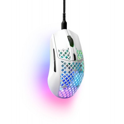 Миша SteelSeries Aerox 3 (2022) Snow White