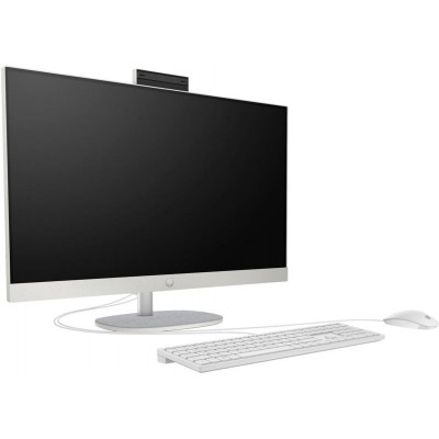 Комп'ютер персональний моноблок HP All-in-One 27&quot; FHD IPS AG, AMD R7-7730U, 16GB, F512GB, UMA, WiFi, кл+м, DOS, білий