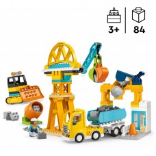 Конструктор LEGO DUPLO Town 3-в-1 Будівельний майданчик і техніка