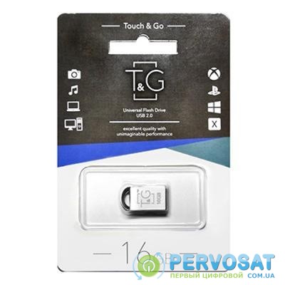 USB флеш накопитель T&G 16GB 107 Metal Series Silver USB 2.0 (TG107-16G)