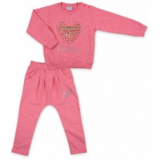 Набір дитячого одягу Breeze кофта та штани персиковий меланж (8013-104G-peach) Набір дитячого одягу Breeze кофта та штани персиковий меланж (8013-104G-peach)