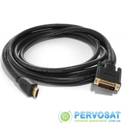 Кабель мультимедийный HDMI to DVI 24+1 3.0m Atcom (3810)