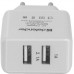 Зарядний пристрій Defender EPA-12 USB*2, 5V/2А+1A, White (83530)