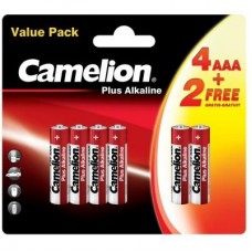 Батарейка Camelion AAA LR03 Plus Alkaline * (4+2) (LR03-BP(4+2)) Батарейка Camelion AAA LR03 Plus Alkaline * (4+2) (LR03-BP(4+2))