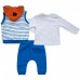 Набор детской одежды Tongs с жилетом (2824-86B-blue)