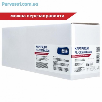 Картридж FREE Label HP LJ CE278A/CANON 728 (FL-CE278A/728)