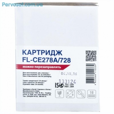 Картридж FREE Label HP LJ CE278A/CANON 728 (FL-CE278A/728)