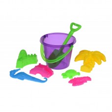 Набір для гри з піском Same Toy 8 шт фіолетове відерце HY-1204WUt-2