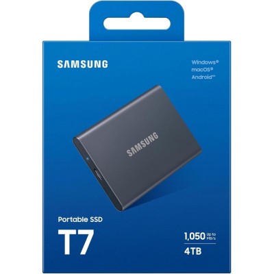 Портативний SSD Samsung 4TB USB 3.2 Gen 2 Type-C T7 Shield