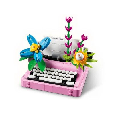 Конструктор LEGO Creator Друкарська машинка з квітами