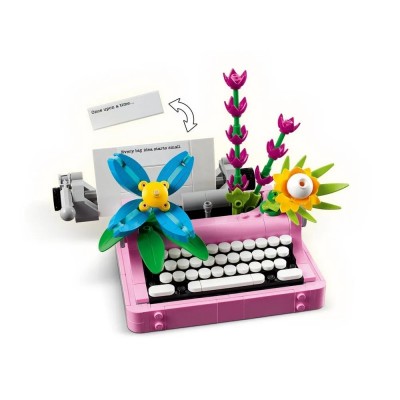 Конструктор LEGO Creator Друкарська машинка з квітами