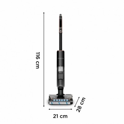 Пилосос Rowenta безпровідний миючий X-Clean 7, 250Вт, конт пил -0.5л, конт для води-0.65л, автон. робота до 50хв, вага-4.2кг, НЕРА, чорний Пилосос Rowenta безпровідний миючий X-Clean 7, 250Вт, конт пил -0.5л, конт для води-0.65л, автон. робота до 50хв, вага-4.2кг, НЕРА, чорний