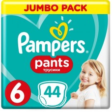Підгузок Pampers трусики Pants Extra large Розмір 6 (15+ кг), 44 шт (4015400674023) Підгузок Pampers трусики Pants Extra large Розмір 6 (15+ кг), 44 шт (4015400674023)