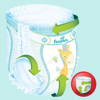 Подгузник Pampers трусики Pants Extra large Размер 6 (15+ кг), 44 шт (4015400674023)