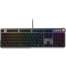 Клавіатура механічна MSI STRIKE 600 SILENT UA 104key, Kailh Midnight Pro Silent Tactile, USB-A, EN/UKR/RU, RGB, cрібний Клавіатура механічна MSI STRIKE 600 SILENT UA 104key, Kailh Midnight Pro Silent Tactile, USB-A, EN/UKR/RU, RGB, cрібний