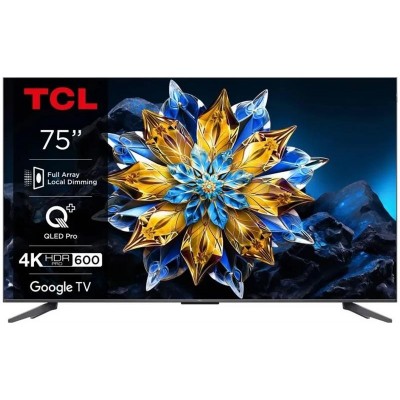 Телевізор 75" TCL QLED Pro 4K 60Hz Smart Google TV Titan ONKYO sound