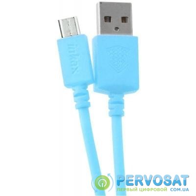 Дата кабель USB 2.0 AM to Micro 5P 2.0m CK-08 Blue INKAX (F_62191)