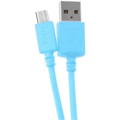 Дата кабель USB 2.0 AM to Micro 5P 2.0m CK-08 Blue INKAX (F_62191)