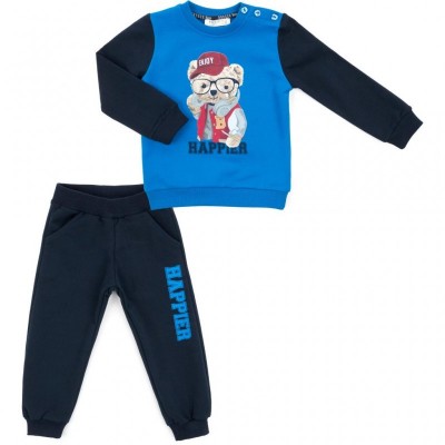 Набір дитячого одягу Breeze "HAPPIER" (13700-92B-blue)
