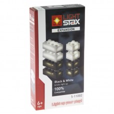 Цеглинки 4х2 та 2х2 LIGHT STAX з LED підсвіткою Expansion 8 шт. Чорний, Білий
