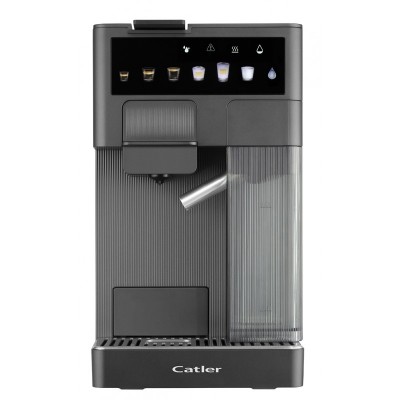 Кавоварка Catler капсульна Renzo 1.6л, капсули, мелена кава, сенсорне керування, автоматичний капучинатор, сірий Кавоварка Catler капсульна Renzo 1.6л, капсули, мелена кава, сенсорне керування, автоматичний капучинатор, сірий