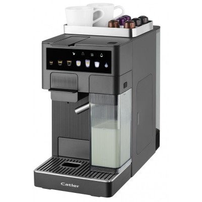 Кавоварка Catler капсульна Renzo 1.6л, капсули, мелена кава, сенсорне керування, автоматичний капучинатор, сірий Кавоварка Catler капсульна Renzo 1.6л, капсули, мелена кава, сенсорне керування, автоматичний капучинатор, сірий