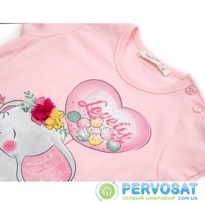 Набор детской одежды Breeze со слоником (13376-92G-pink)