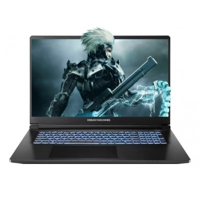 Ноутбук Dream Machines RT5050-17 17.3FHD IPS, AMD AI 7 350, 32GB, F2TB, NVD5050-8, DOS, чорний