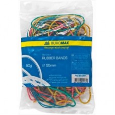 Резинки для грошей BUROMAX JOBMAX assorted colors, 50г (BM.5501) Резинки для грошей BUROMAX JOBMAX assorted colors, 50г (BM.5501)