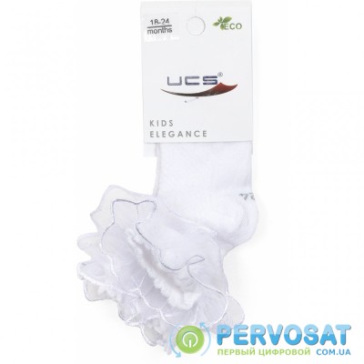 Носки UCS Socks с рюшами (M0C0102-2022-18-white)